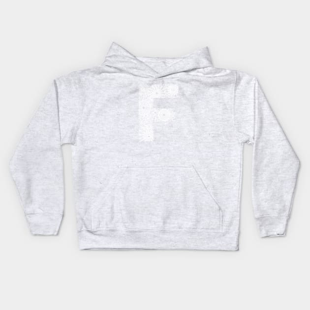 Letter F Kids Hoodie by Hip Scarves and Bangles